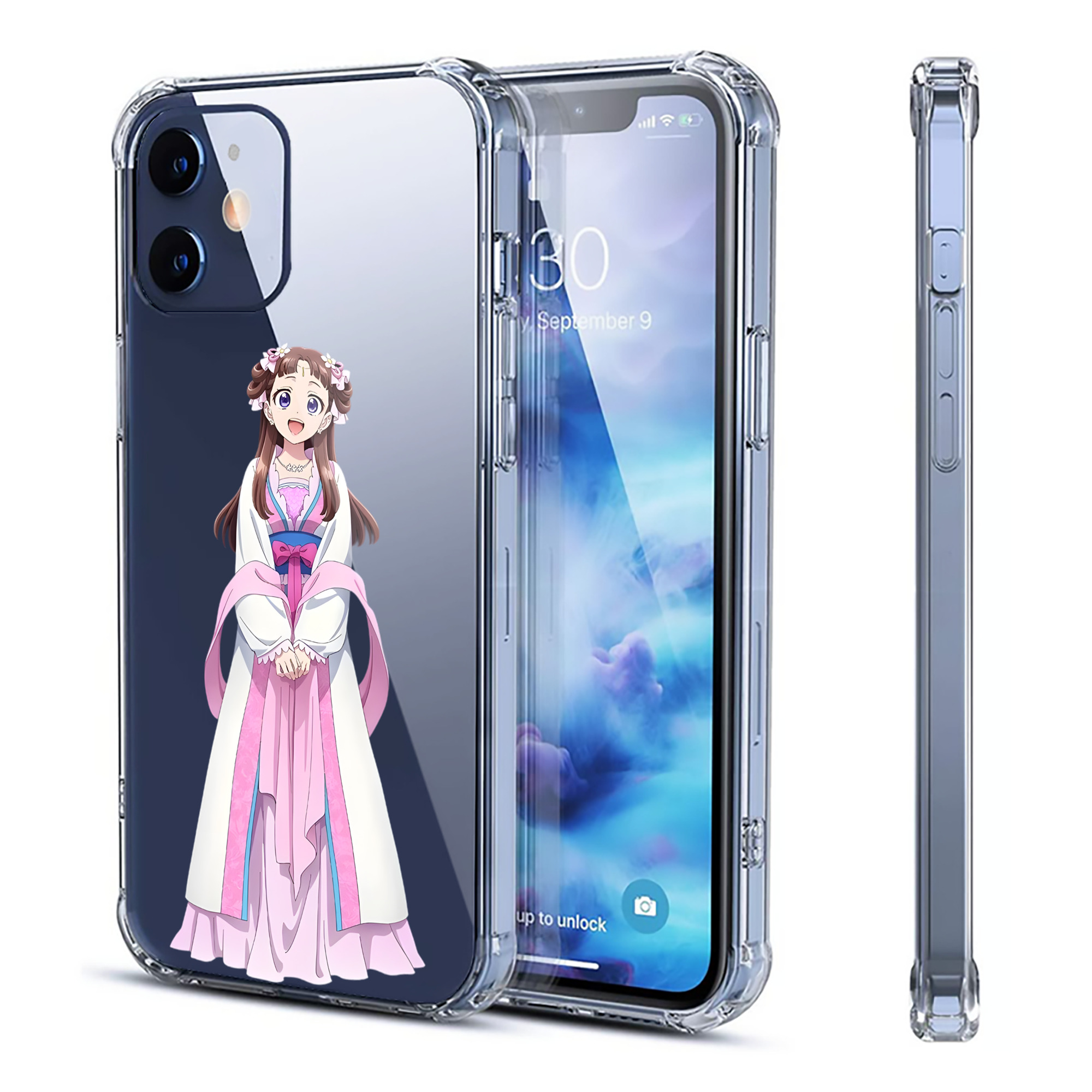 （画像用） 薬屋のひとりごと The Apothecary Diaries 【iPhone 12シリーズ対応】透明スマホケース（クリアソフトケース）